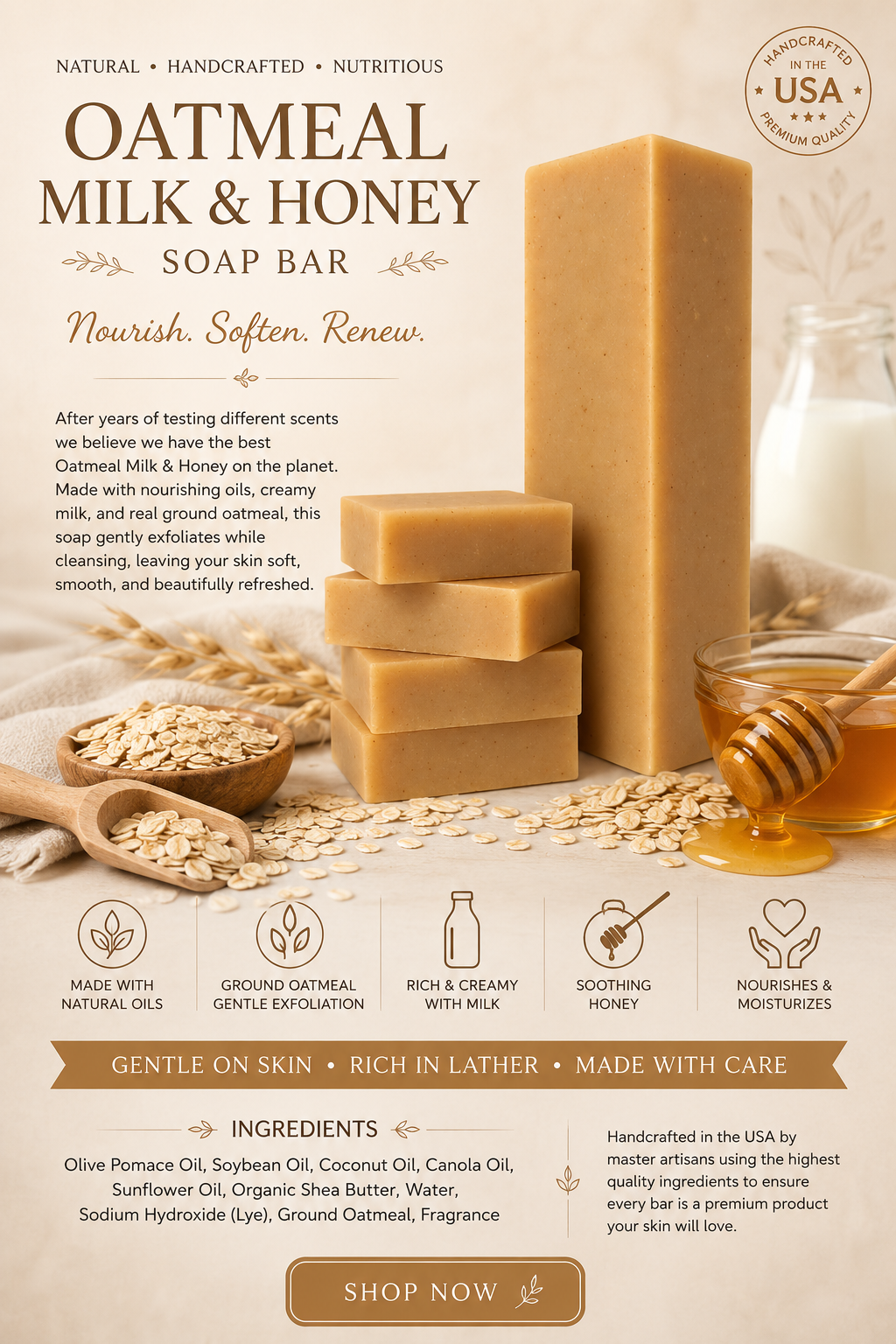 MBAY Oat & Honey Bar