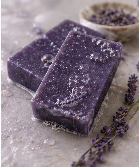 Oak Moss & Lavender scrub Soap